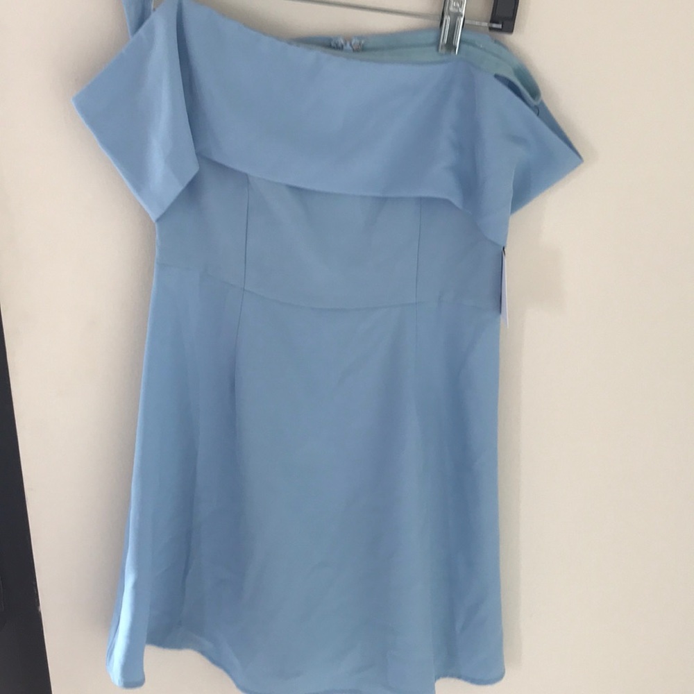 Revolve mini blue dress